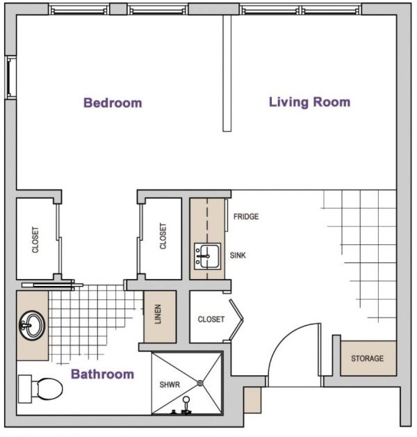 Villa Lorena floor plan 1 bedroom.JPG