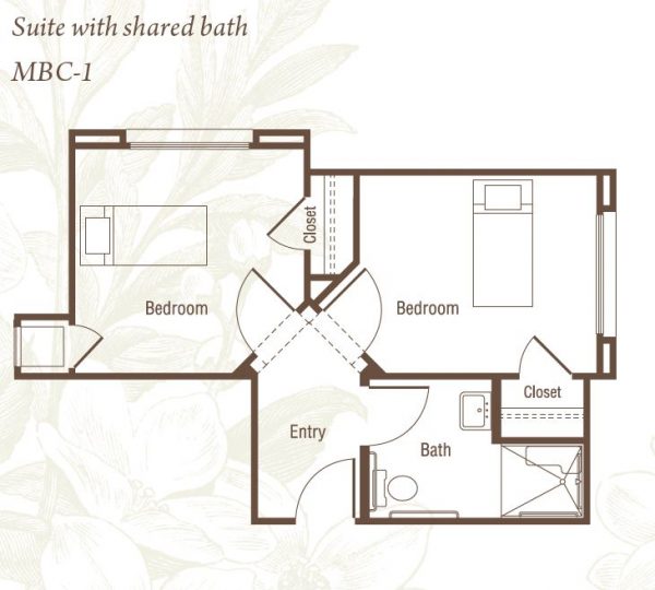 ActivCare at Mission Bay floor plans Club suite with shared bath.JPG