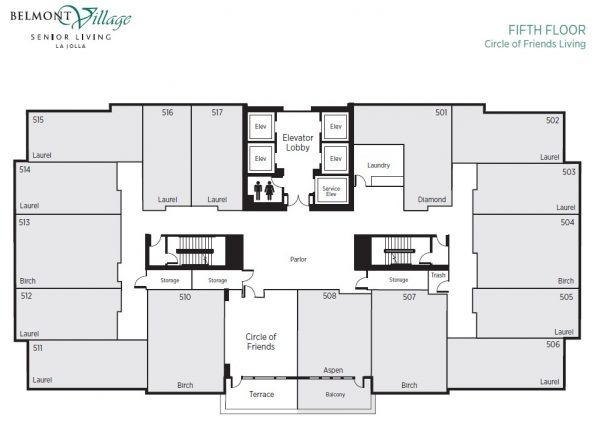 Belmont Village La Jolla 17 - Floor Plan - Fifth Floor COF.jpg