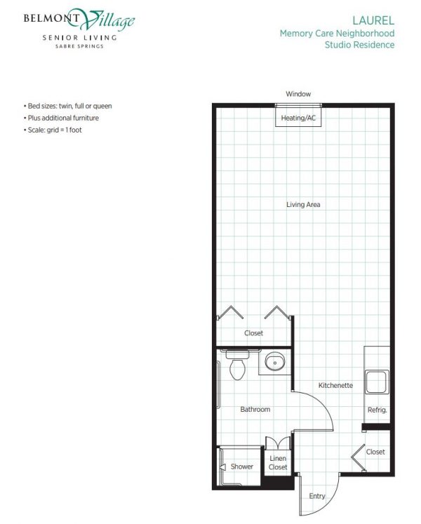 Belmont Village Sabre Springs floor plan MC studio Laurel.JPG