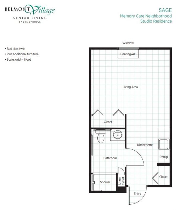 Belmont Village Sabre Springs floor plan MC studio Sage.JPG