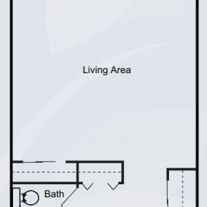 Brookdale Anaheim floor plan alcove.JPG