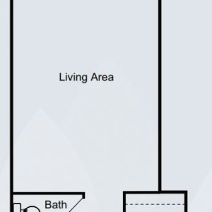 Brookdale Anaheim floor plan studio.JPG