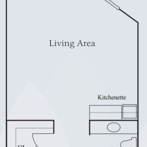 Brookdale Brea floor plan studio.JPG