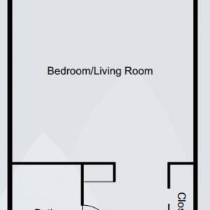 Brookdale Garden Grove floor plan studio.JPG