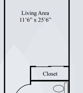 Brookdale Oceanside floor plan studio.JPG