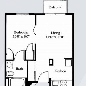 Brookdale San Marcos floor plan alcove.JPG