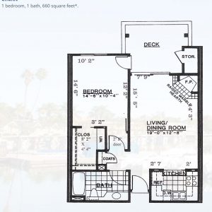 Chateau Lake San Marcos Community Care Center Floor Plan - 1 bedroom 1 bath (B).JPG