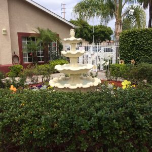 Crescent Landing at Santa Ana Memory Care fountain.JPG