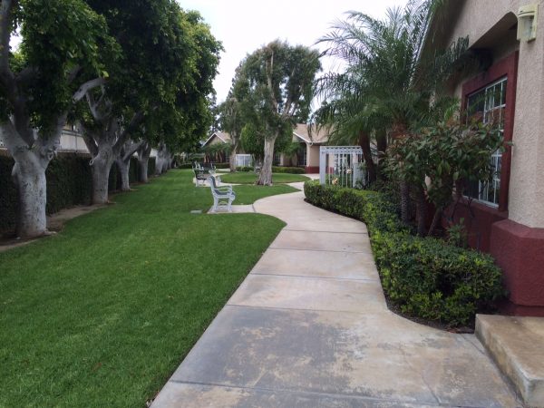 Crescent Landing at Santa Ana Memory Care walkway 2.JPG