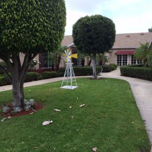 Crescent Landing at Santa Ana Memory Care walkway.JPG