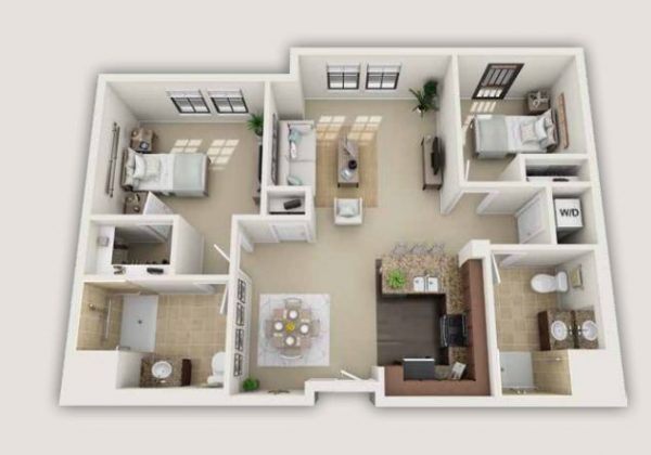 Crestavilla Senior Living floor plan 2 bedroom.JPG