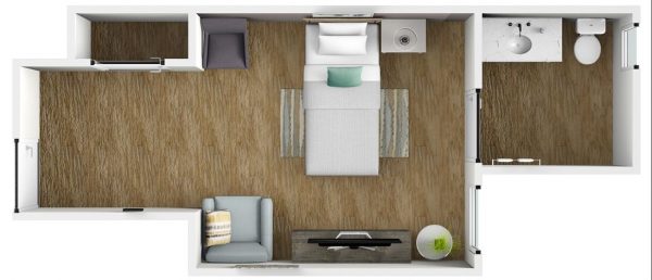 Grossmont Gardens Memory Care floor plan private suite.JPG