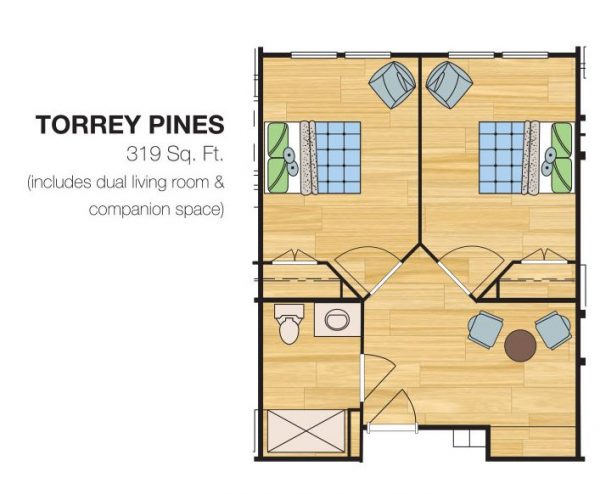 Heritage Hills floor plan semi-private suite Torrey Pines.JPG