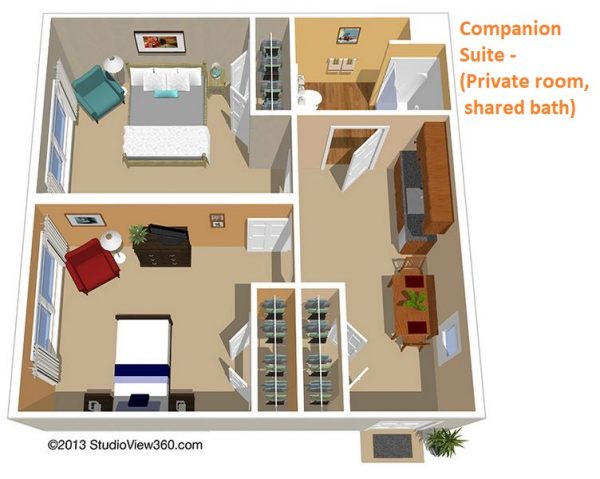 Ivy Park at Bonita floor plan private room shared bath companion suite.JPG