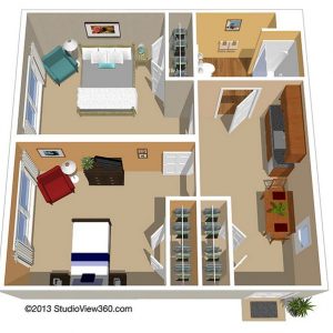 Ivy Park of Seal Beach floor plan private room shared bath companion suite.JPG