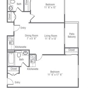 Las Villas Del Norte floor plans 2 bedroom AL.JPG