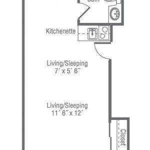 Las Villas Del Norte floor plans studio AL.jpg