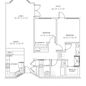 Meadowbrook Village Christian Retirement Community floor plan AL 2 bedroom.JPG