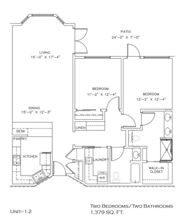 Meadowbrook Village Christian Retirement Community floor plan AL 2 bedroom.JPG