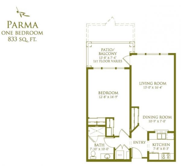 Oakmont of Capriana floor plan 1 bedroom Parma.JPG