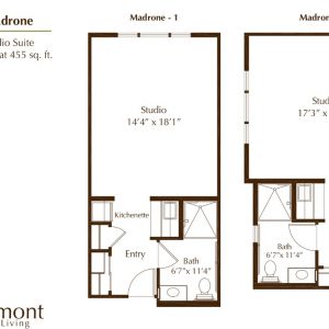 Oakmont of Orange floor plan studio Madrone I & II.JPG