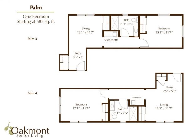 Oakmont of Pacific Beach floor plan 1 bedroom Palm III & IV.JPG