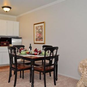 Pacifica Senior Living - Escondido apartment dining room.JPG