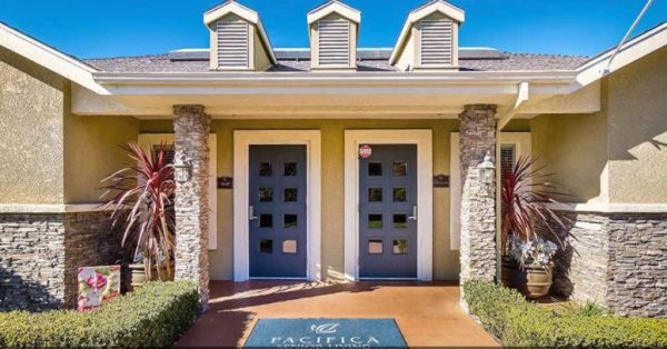 Pacifica Senior Living - Newport Mesa front entrance.JPG