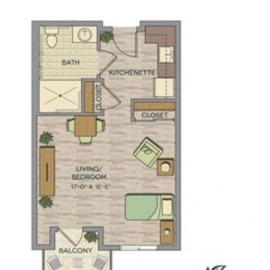 Pacifica Senior Living - Oceanside 15 - floor plan studio Pacific.JPG