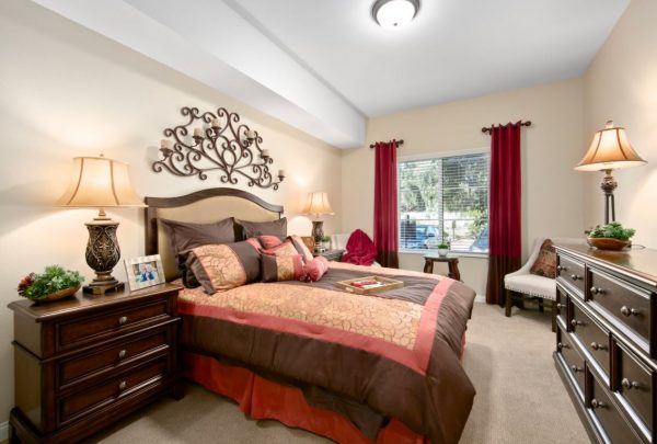 Pacifica Senior Living - Oceanside 5 - apartment bedroom.JPG