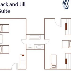 Pacifica Senior Living - South Coast floor plan Jack and Jill Suite.JPG