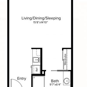 Paradise Village floor plan AL studio.JPG