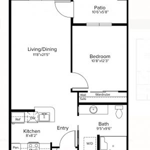 Paradise Village floor plan IL 1 bedroom.JPG