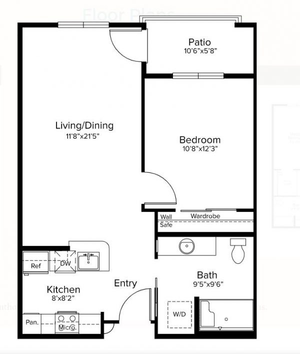 Paradise Village floor plan IL 1 bedroom.JPG