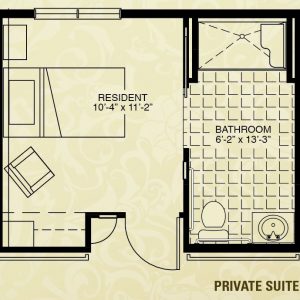 Paradise Village floor plan MC studio.JPG