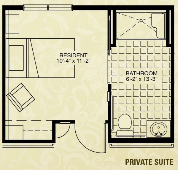 Paradise Village floor plan MC studio.JPG