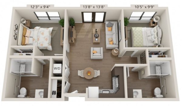 Park View Estates 15 - Floor Plan Two bedroom.JPG