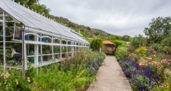 Poway Gardens Senior Living - Mountain Vistas Greenhouse garden.JPG