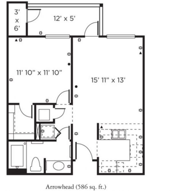 Remington Club of Rancho Bernardo floor plan IL 1 bedroom Arrowhead.JPG