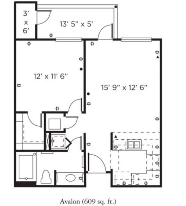 Remington Club of Rancho Bernardo floor plan IL 1 bedroom Avalon.JPG