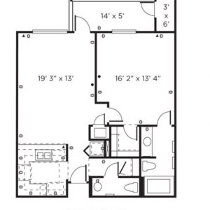 Remington Club of Rancho Bernardo floor plan IL 1 bedroom Bel Air.JPG