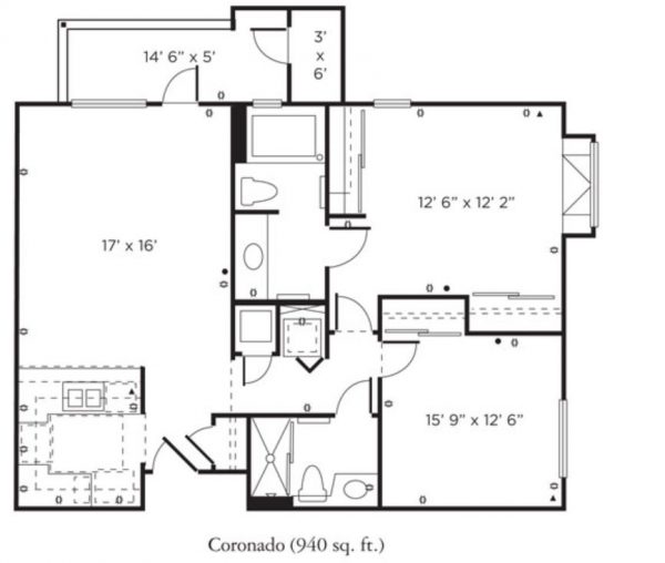 Remington Club of Rancho Bernardo floor plan IL 2 bedroom Coronado.JPG