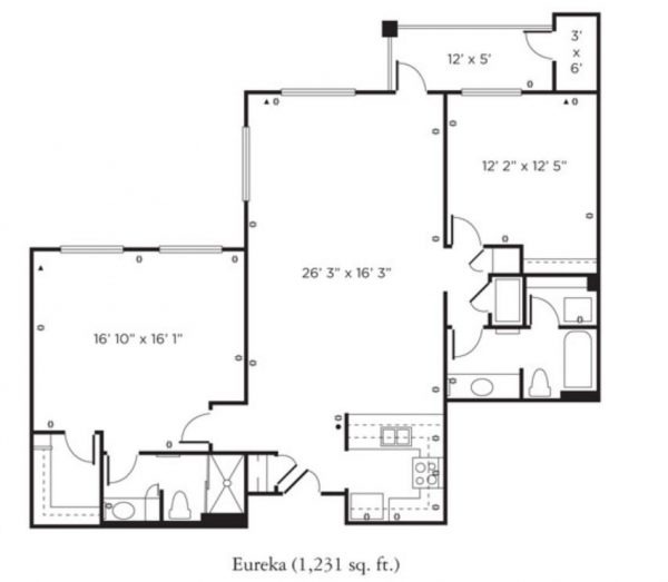 Remington Club of Rancho Bernardo floor plan IL 2 bedroom Eureka.JPG