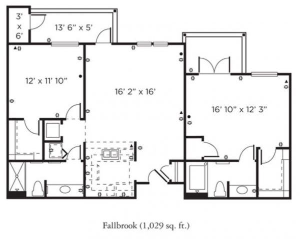 Remington Club of Rancho Bernardo floor plan IL 2 bedroom Fallbrook.JPG