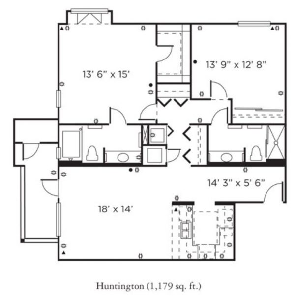 Remington Club of Rancho Bernardo floor plan IL 2 bedroom Huntington.JPG