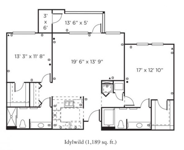 Remington Club of Rancho Bernardo floor plan IL 2 bedroom Idylwild.JPG