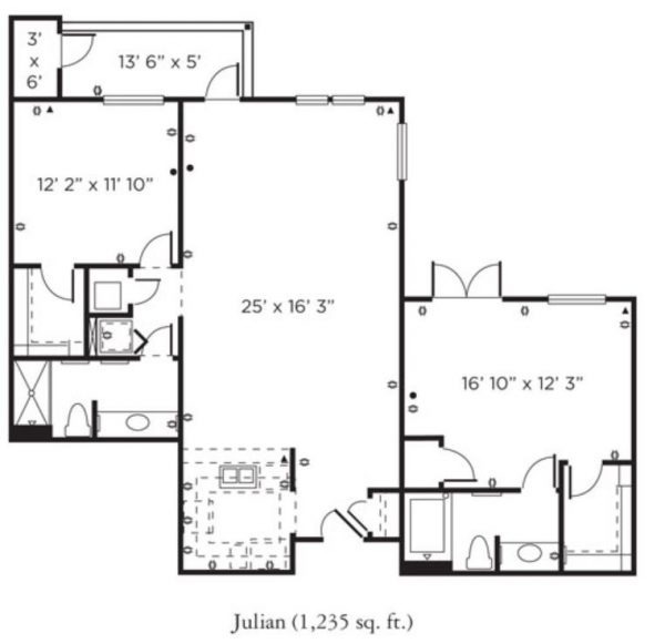 Remington Club of Rancho Bernardo floor plan IL 2 bedroom Julian.JPG