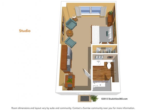 Sunrise at La Costa floor plan - studio.jpg