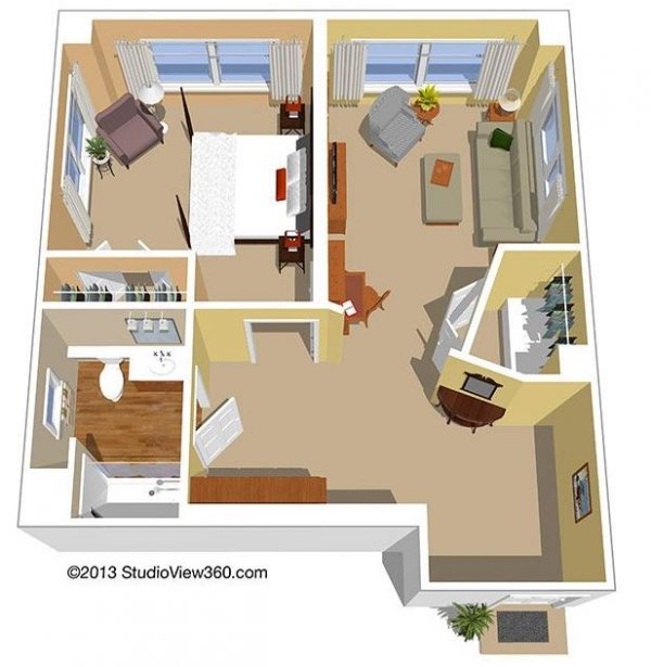 Sunrise of Mission Viejo floor plan 2 bedroom suite.JPG